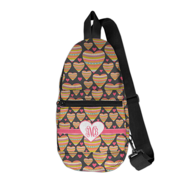 Custom Hearts Sling Bag (Personalized)