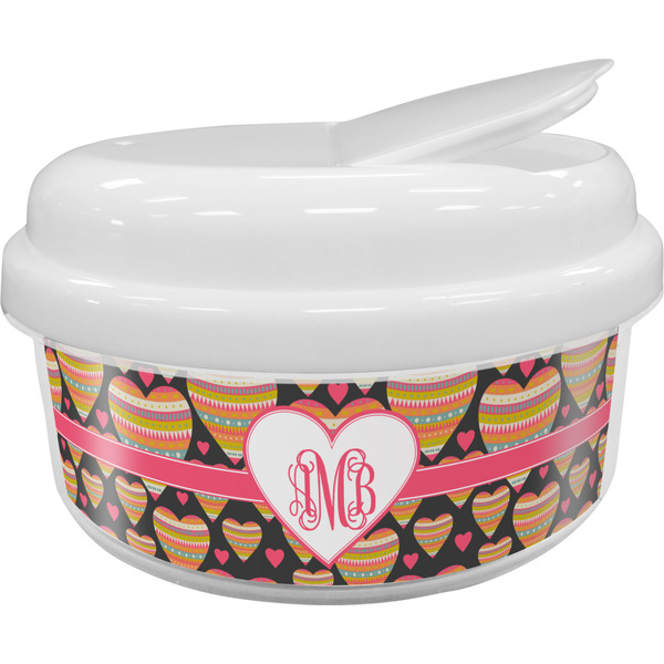 Custom Hearts Snack Container (Personalized)