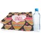 Hearts Sports Towel Folded with Water Bottle