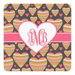 Hearts Square Decal - Medium (Personalized)