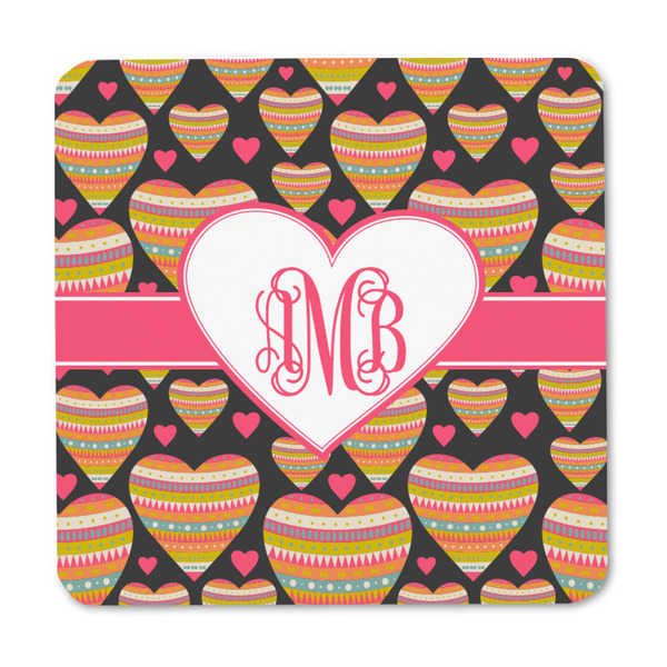 Hearts Square Fridge Magnet - FRONT