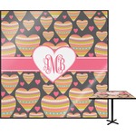 Hearts Square Table Top (Personalized)