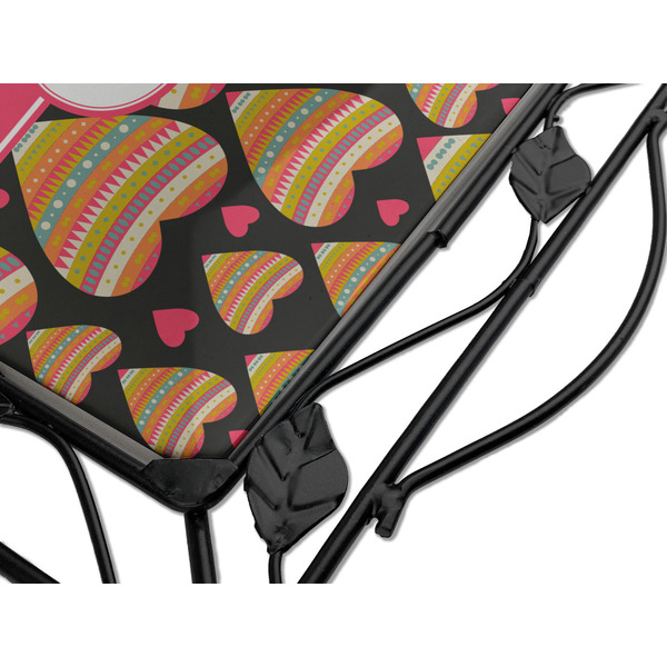 Hearts Square Trivet - Detail