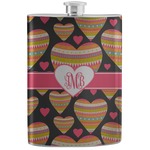 Hearts Stainless Steel Flask (Personalized)