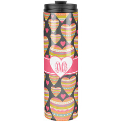 Hearts Stainless Steel Skinny Tumbler - 20 oz (Personalized)