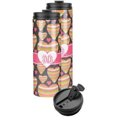 Hearts Stainless Steel Skinny Tumbler (Personalized)