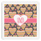 Hearts Paper Dinner Napkin - Front View