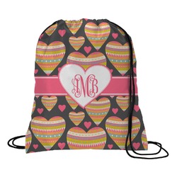Hearts Drawstring Backpack - Large (Personalized)