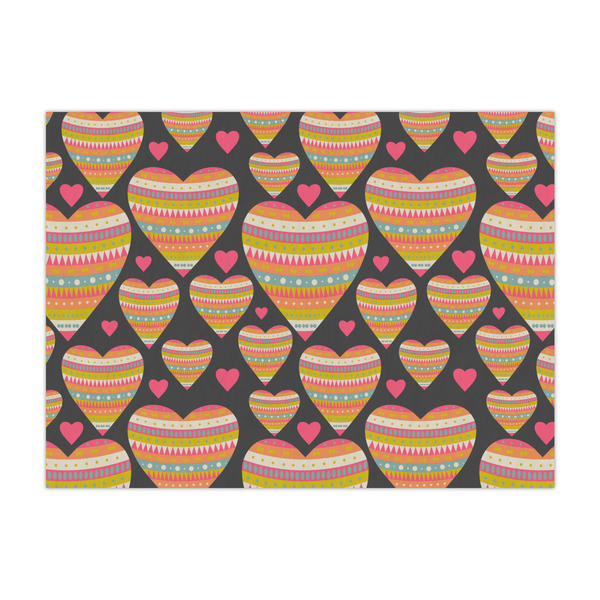 Custom Hearts Tissue Paper Sheets - Large - Heavyweight