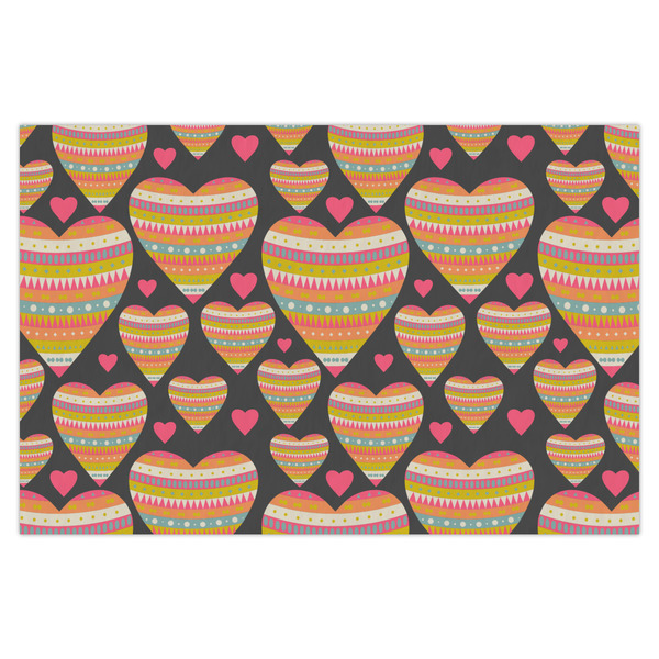 Custom Hearts X-Large Tissue Papers Sheets - Heavyweight