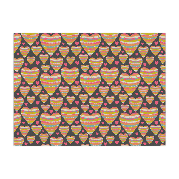 Custom Hearts Large Tissue Papers Sheets - Lightweight