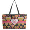 Hearts Beach Totes Bag - w/ Black Handles (Personalized)