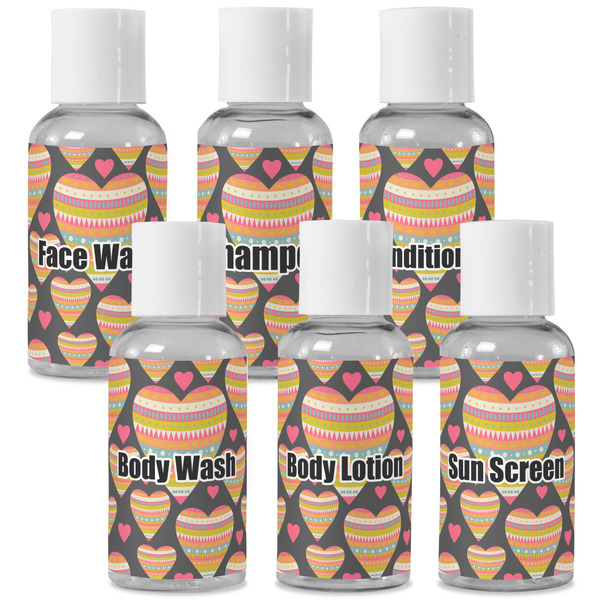 Custom Hearts Travel Bottles (Personalized)