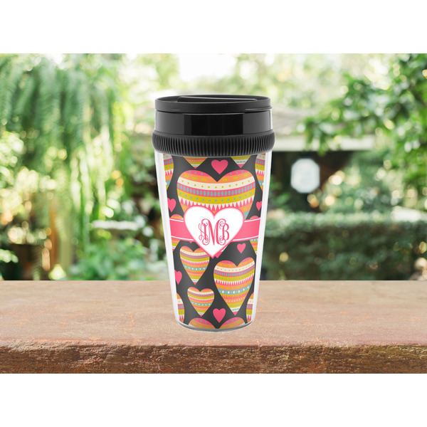Hearts Travel Mug Lifestyle (Personalized)