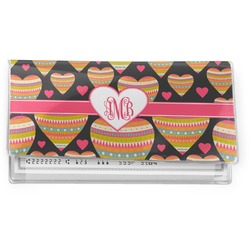 Hearts Vinyl Checkbook Cover (Personalized)