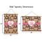 Hearts Wall Hanging Tapestries - Parent/Sizing