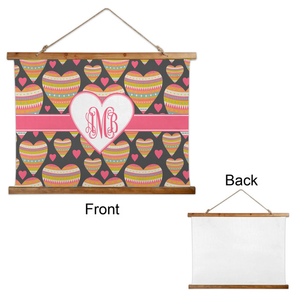 Hearts Wall Hanging Tapestry - Landscape - APPROVAL