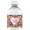 Hearts Water Bottle Label - Single Front