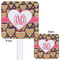Hearts White Plastic Stir Stick - Double Sided - Approval