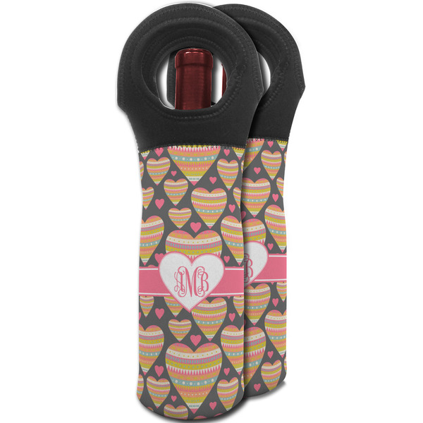 Hearts Wine Tote Bag - MAIN