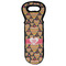 Hearts Wine Tote Bag w/ Monogram
