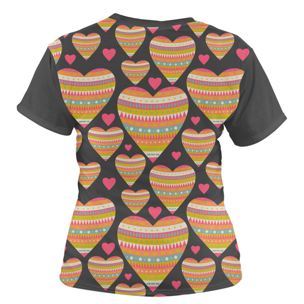 Hearts Women's T-shirt Back
