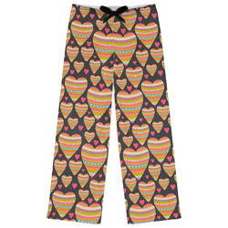 Hearts Womens Pajama Pants - S