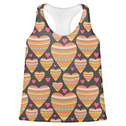 Hearts Womens Racerback Tank Top - 2X Large