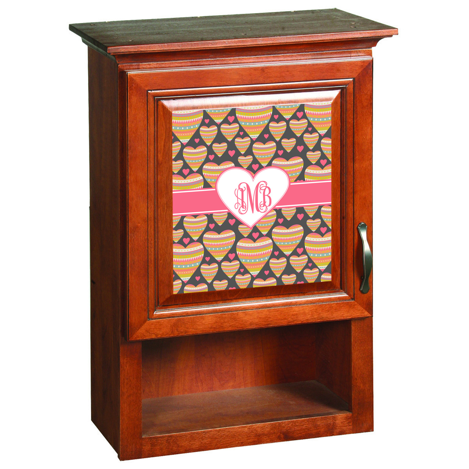 Custom Hearts Cabinet Decal - Custom Size (Personalized) | YouCustomizeIt