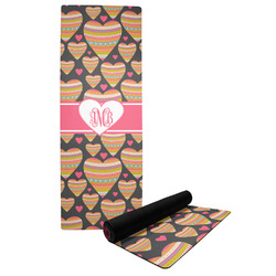 Hearts Yoga Mat w/ Monogram