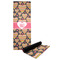 Hearts Yoga Mat with Black Rubber Back Full Print View