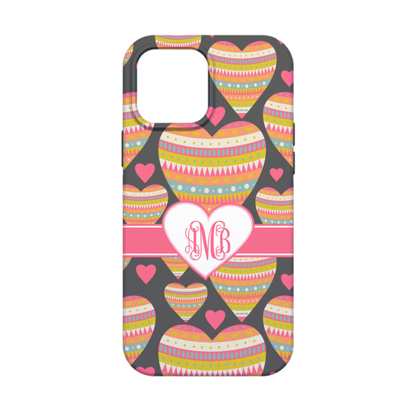 Hearts iPhone 13 Mini Tough Case - Back