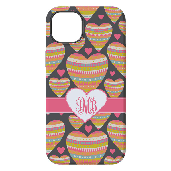 Hearts iPhone 14 Pro Max Tough Case - Back