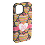 Hearts iPhone Case - Rubber Lined (Personalized)