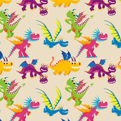 Dragons Fabric by the Yard - Spun Polyester Poplin
