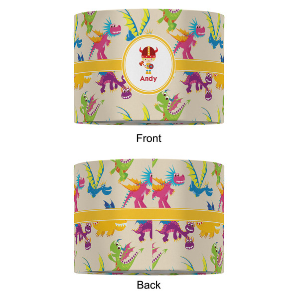 Dragons 12" Drum Lampshade - APPROVAL (Fabric)