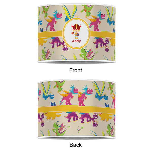 Dragons 12" Drum Lampshade - APPROVAL (Poly Film)