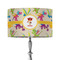 Dragons 12" Drum Lampshade - ON STAND (Fabric)