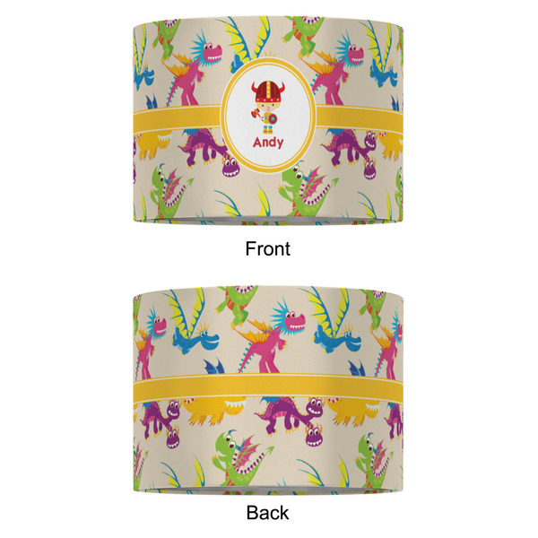 Dragons 16" Drum Lampshade - APPROVAL (Fabric)