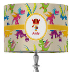 Dragons 16" Drum Lamp Shade - Fabric (Personalized)