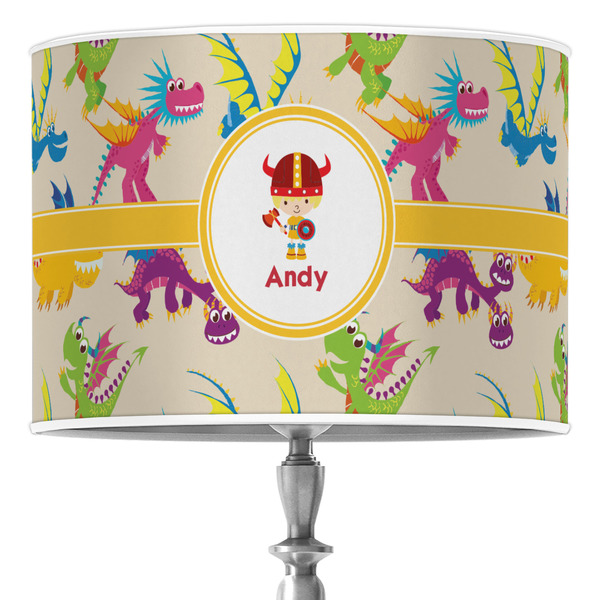 Custom Dragons 16" Drum Lamp Shade - Poly-film (Personalized)
