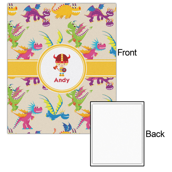 Dragons 20x24 - Matte Poster - Front & Back