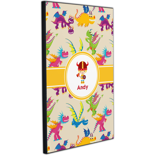 Dragons 20x30 Wood Print - Angle View