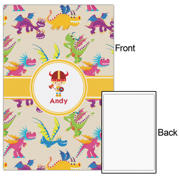 Dragons 24x36 - Matte Poster - Front & Back