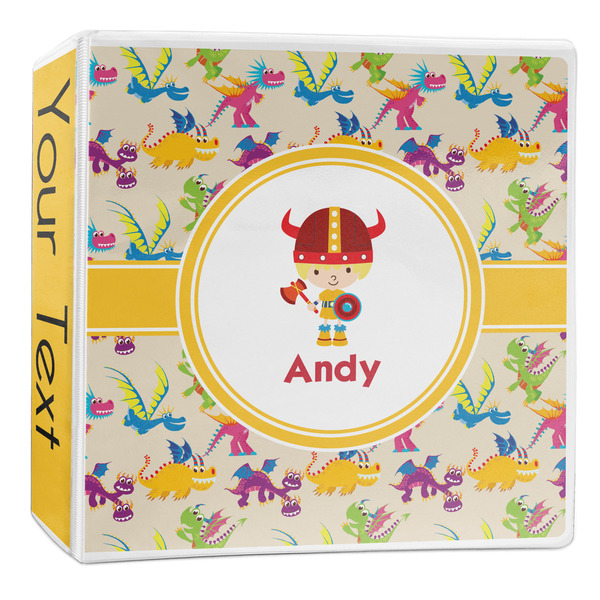 Custom Dragons 3-Ring Binder - 2 inch (Personalized)