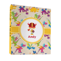Dragons 3 Ring Binder - Full Wrap - 1" (Personalized)