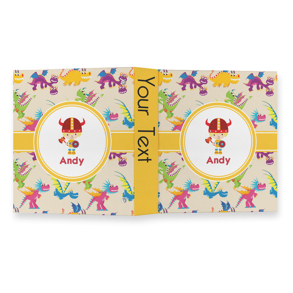 Dragons 3 Ring Binders - Full Wrap - 1" - OPEN OUTSIDE