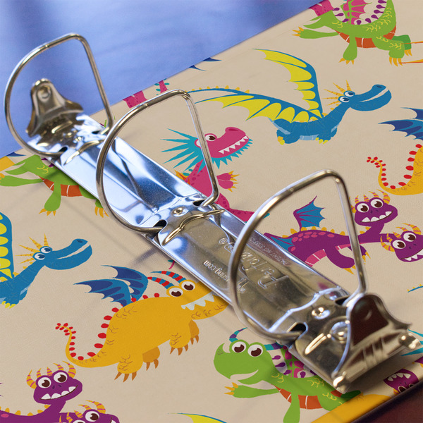 Dragons 3 Ring Binders - Full Wrap - 2" - DETAIL