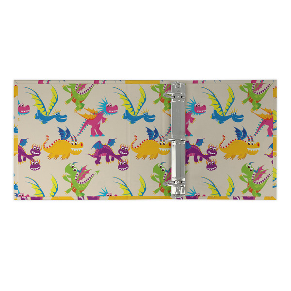 Dragons 3 Ring Binders - Full Wrap - 2" - OPEN INSIDE