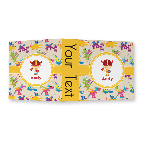 Dragons 3 Ring Binders - Full Wrap - 2" - OPEN OUTSIDE